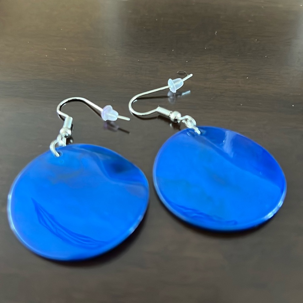 Natural seashell earrings-NWT